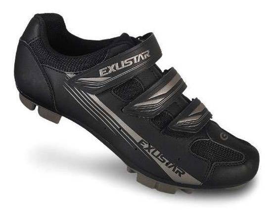 Exustar MTB Shoes BK/GD