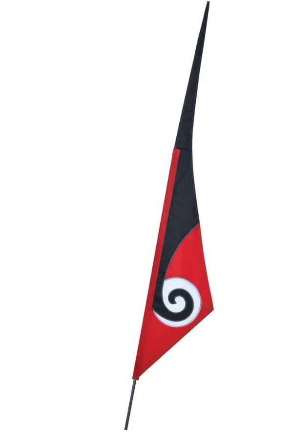 Triangle - red Bicycle flag
