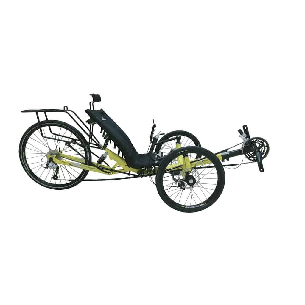 جاريه برفورمر دراجه ثلاث كفرات بمساعدات خلفيه Performer Recumbent Trike JCX Alu 27sp