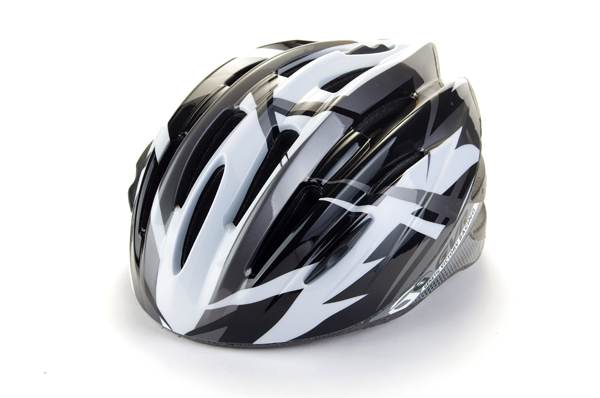 GVR Helmet W/B خوذه دراجة هوائية ابيض اسود ماركه جي في ار