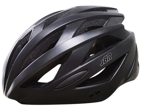 JBR Helmet dark black  خوذه دراجة هوائية اسود ماركه جي بي ار