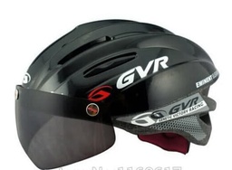 [2277-196-3] Helmet/ 17 Ventilations / 250g / 56~61cm / Complete Black/ with Glasses